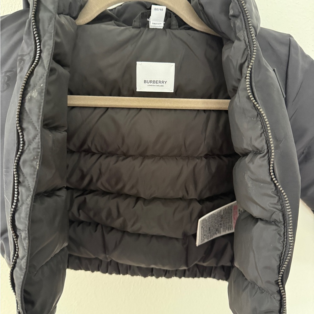 Black Puffer Jacket for Kids - Picture 5 of 6